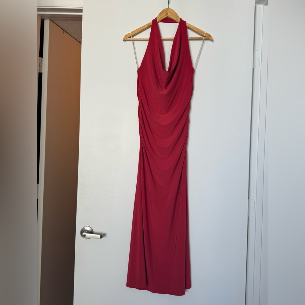 Aritzia Ladywell halterneck dress